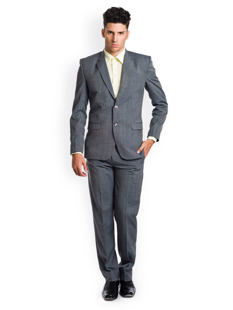 

Wintage Men's Blue Single-Breasted Regular Fit Formal Suit