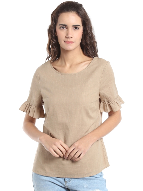 

Vero Moda Women Brown Solid Top