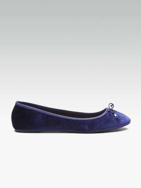 

DOROTHY PERKINS Women Navy Blue Solid Ballerinas