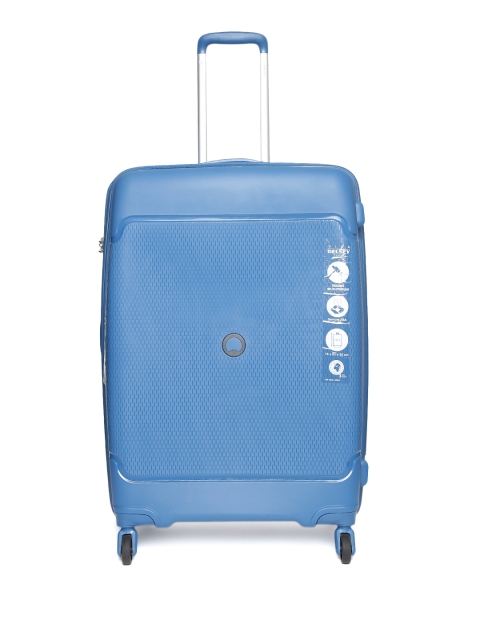 

DELSEY Unisex Blue Sejour Cyan Large Trolley Suitcase