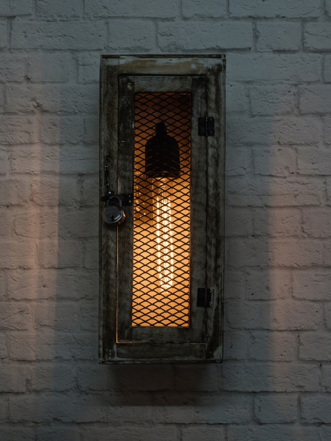 

Fos Lighting Brown Wall Lamp