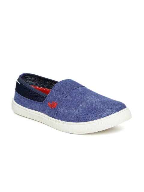 

Flying Machine Men Blue John Slip-On Sneakers