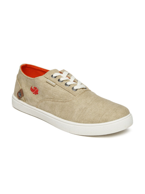

Flying Machine Men Beige Daniel Sneakers