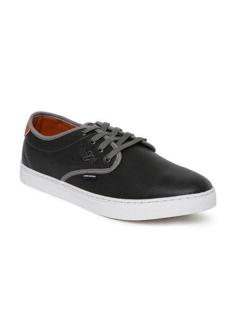 

Flying Machine Men Charcoal Grey Brandon Sneakers