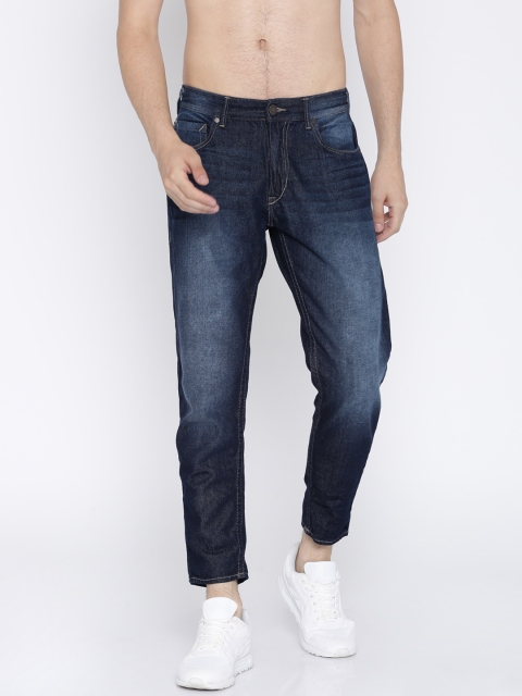 

Moda Rapido Men Blue Slim Fit Cropped Mid-Rise Clean Look Jeans