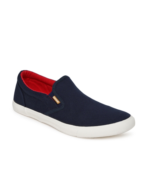 

Flying Machine Men Navy Blue Slip-On Sneakers