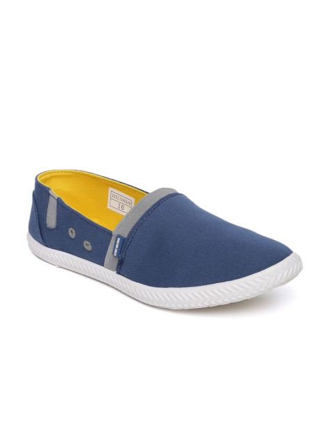 

Flying Machine Men Blue Loafers