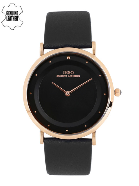 

IBSO Men Black Analogue Watch S8160GCBK