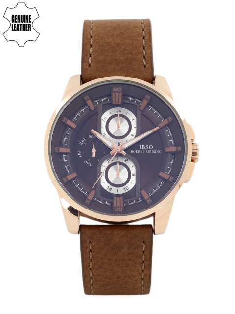 

IBSO Men Brown Multifunction Analogue Watch S8241GKH