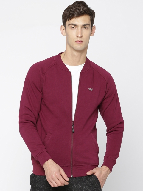 

Wildcraft Men Maroon Solid Z_Bomb Sweatshirt