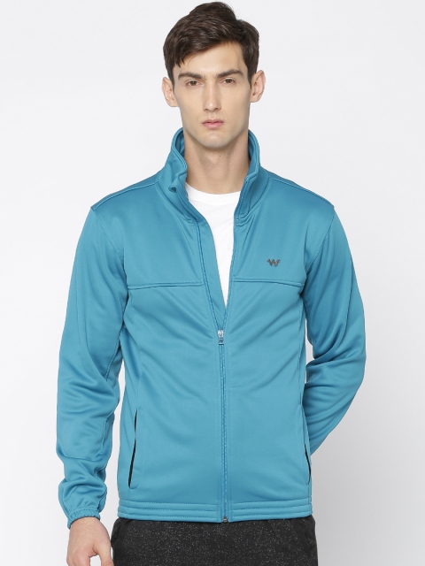 

Wildcraft Men Blue Solid Sporty Soft Jacket