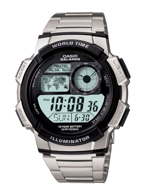 

Casio Youth Digital Men Silver Digital watch D082 AE-1000WD-1AVDF