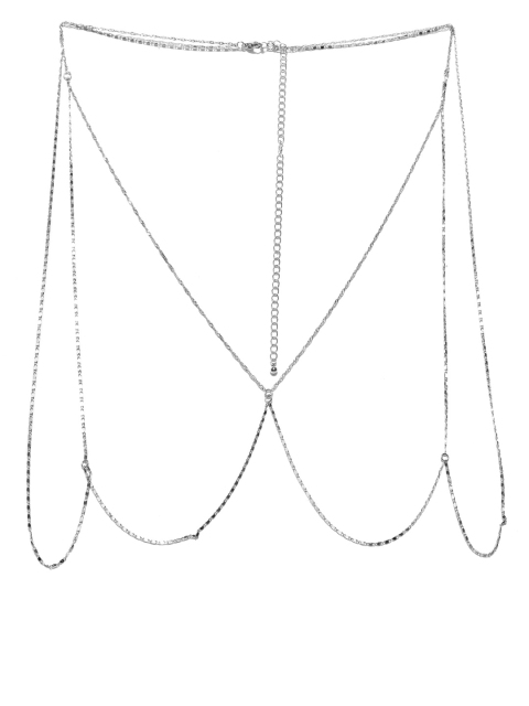 

FOREVER 21 Silver-Toned Body Chain
