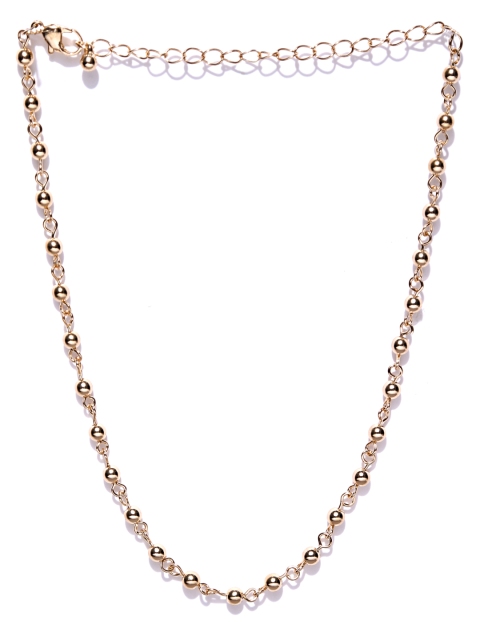 

FOREVER 21 Gold-Toned Beaded Choker Necklace