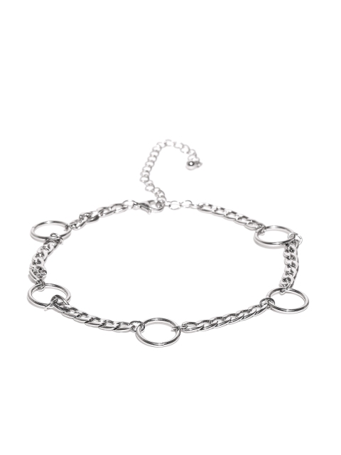 

FOREVER 21 Silver-Toned Choker Necklace