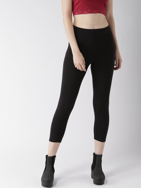 

FOREVER 21 Black Crop Tights, Na
