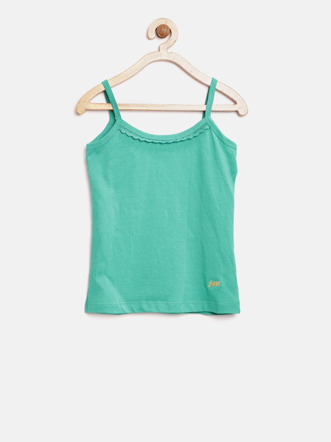 

Blue Giraffe Girls Green Solid Top