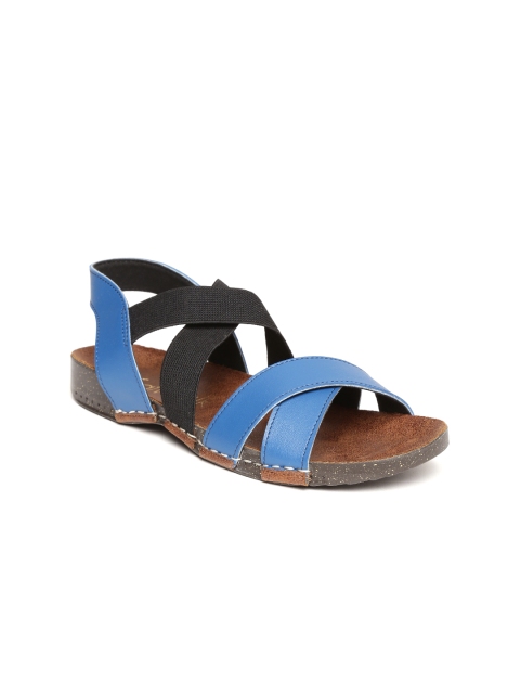 

Catwalk Women Blue Colourblocked Open Toe Flats