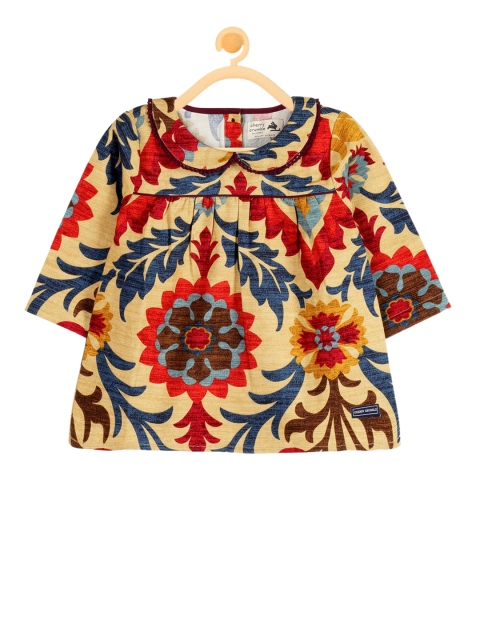 

Cherry Crumble Girls Multicoloured Solid Top, Multi
