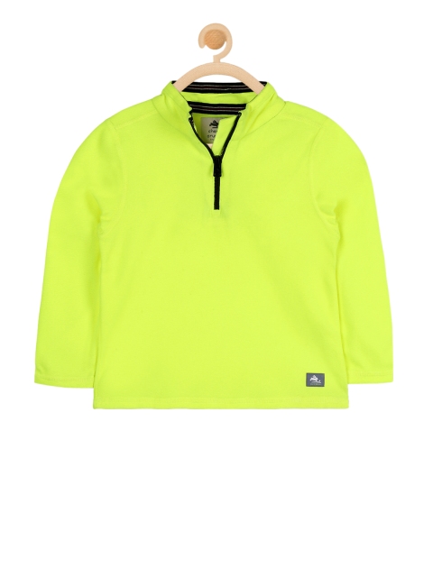 

Cherry Crumble Unisex Yellow Solid Sweatshirt