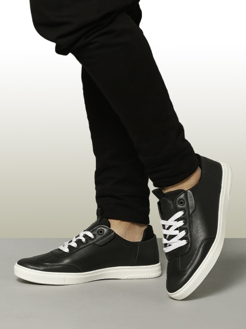 

ether Men Black Sneakers