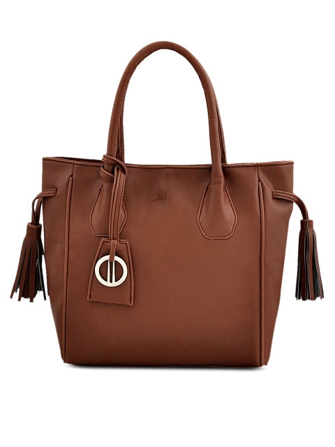 

yelloe Tan Brown Solid Shoulder Bag