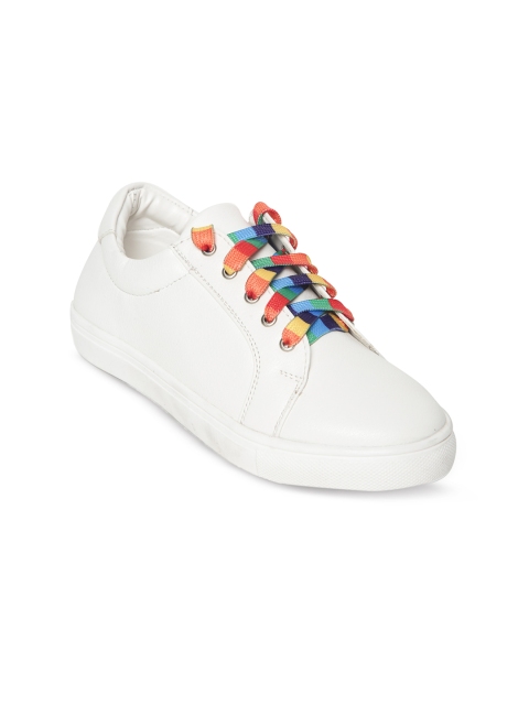 

Bruno Manetti Women White Sneakers