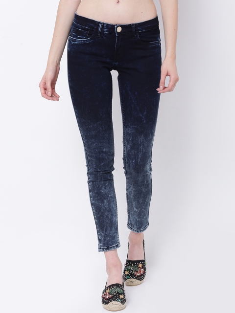 

Tokyo Talkies Women Blue Skinny Fit Mid-Rise Clean Look Jeans