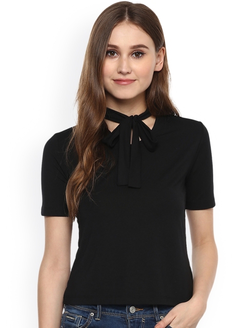 

Harpa Women Black Solid Top
