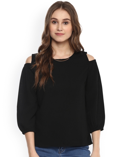 

Harpa Women Black Solid Top