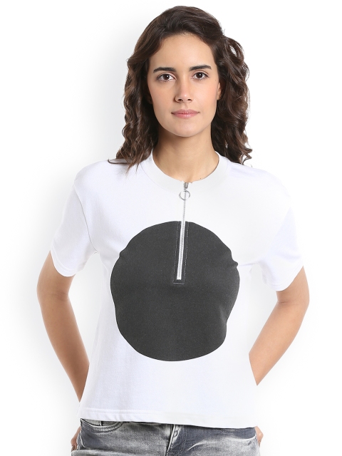 

Vero Moda Women White Printed Top