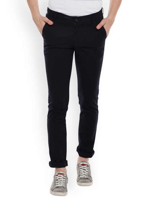 

Duke Men Black Regular Fit Solid Chinos