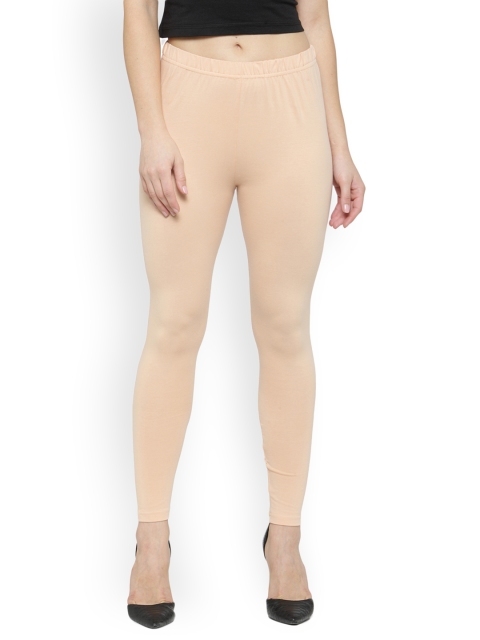 

Laabha Beige Ankle-Length Leggings