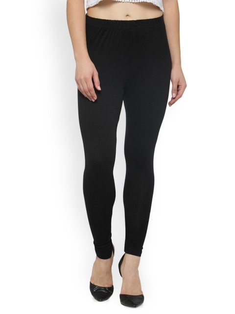 

Laabha Black Ankle-Length Leggings