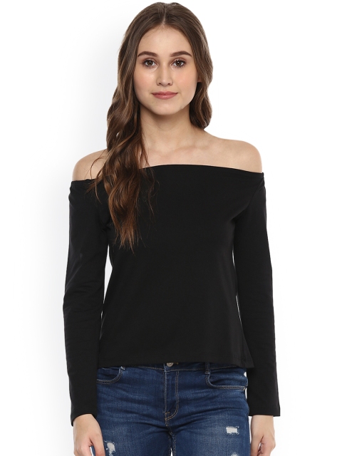 

Harpa Women Black Solid Top