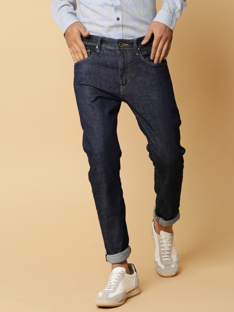 

Mr Bowerbird Men Blue Tapered Fit Mid-Rise Selvedge Stretchable Premium Jeans
