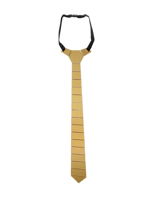 

Alvaro Castagnino Gold-Toned Striped Tie