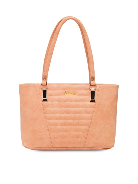 

ESBEDA Peach-Coloured Solid Shoulder Bag