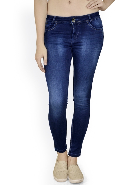 

Xpose Women Blue Slim Fit Mid-Rise Clean Look Stretchable Jeans