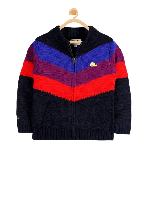 

Cherry Crumble Kids Black Striped Cardigan