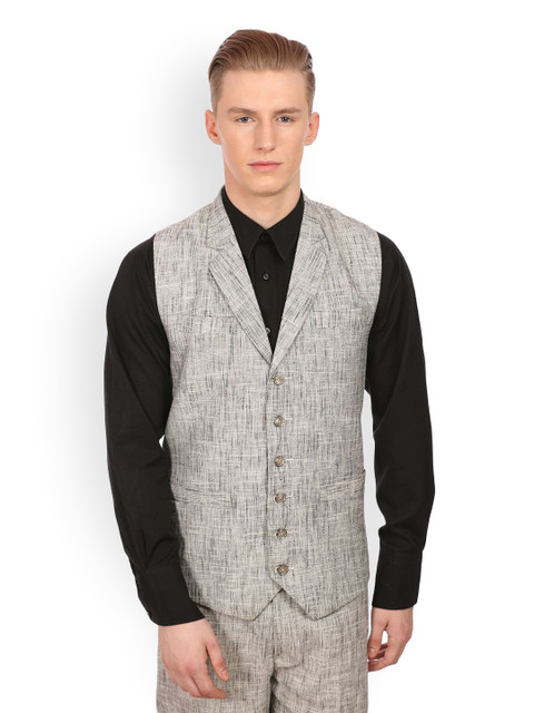 

Wintage Grey Checked Semiformal Waistcoat