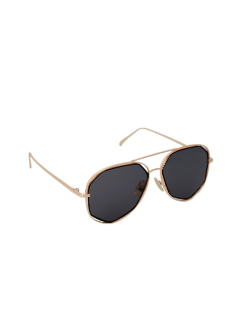

Alvaro Castagnino Men Oval Sunglasses ASG275, Black