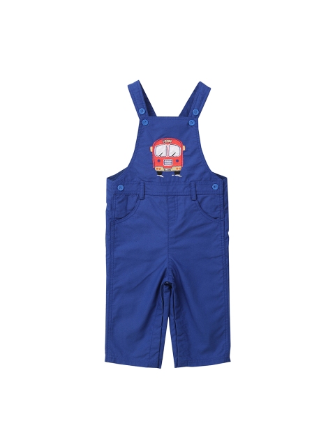 

Beebay Boys Blue Printed Dungarees