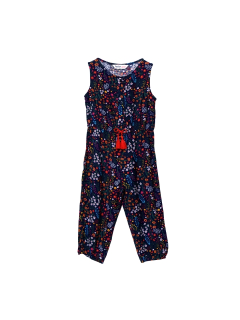 

Beebay Girls Navy Blue Printed Jumpsuit