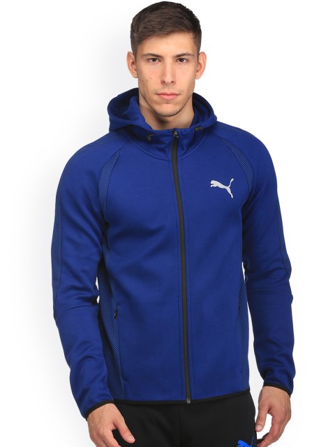 

Puma Men Blue Solid Sporty Jacket