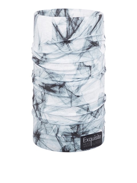 

NOISE Unisex White & Black Printed Headband