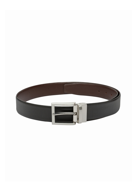 

Teakwood Leathers Men Black Solid Genuine Leather Belt