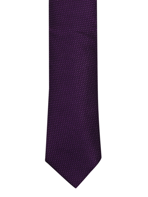 

Louis Philippe Purple Patterned Silk Tie