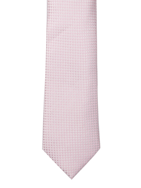 

Louis Philippe Pink Patterned Silk Tie