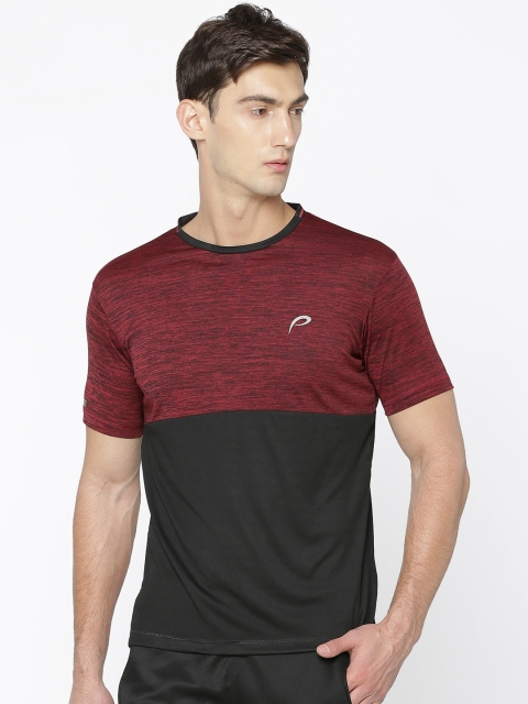 

Proline Active Men Red Solid T-shirt